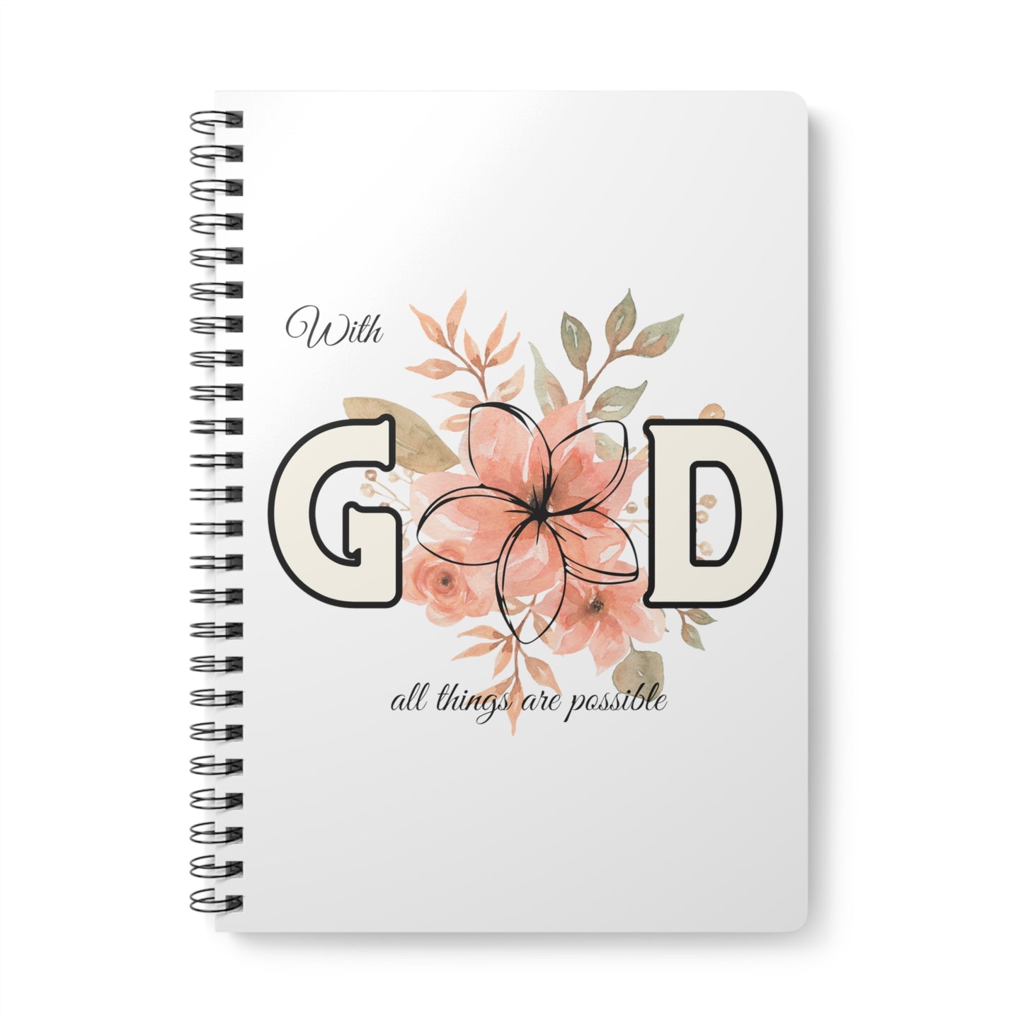 With God Notebook, A5