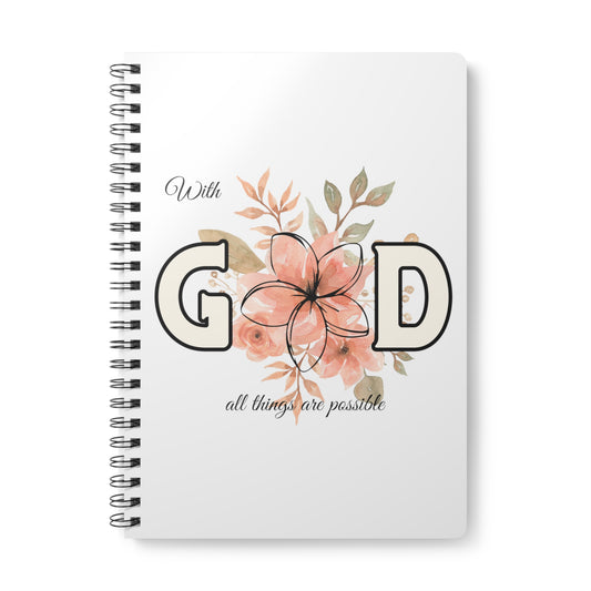 With God Notebook, A5