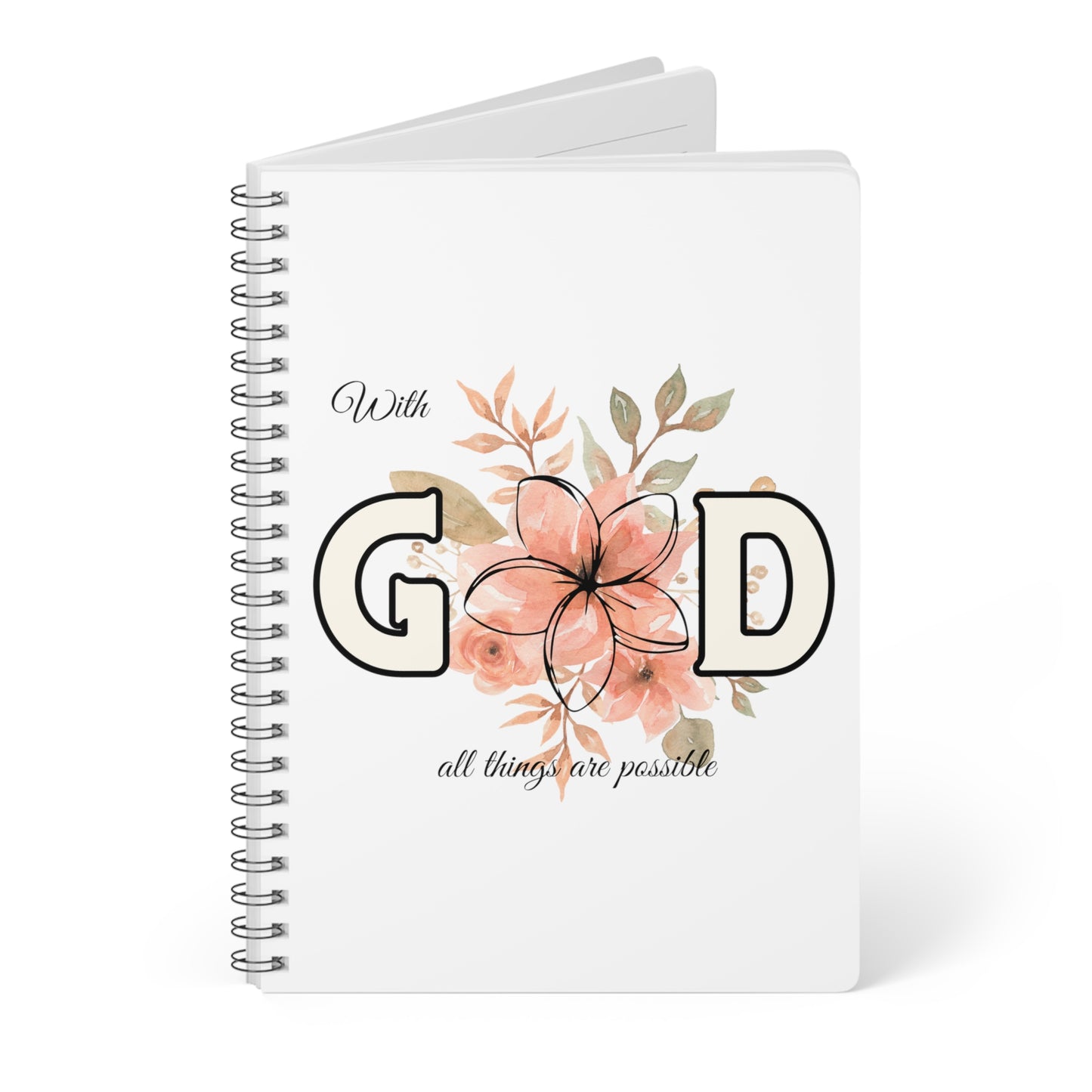 With God Notebook, A5